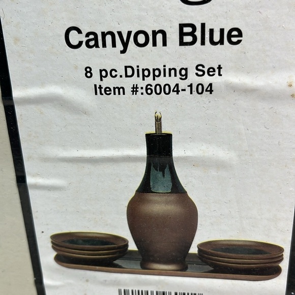 Sanyo Canyon Blue Dipping Set 8 Piece - Picture 2 of 5